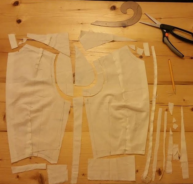 muslin waste cut out